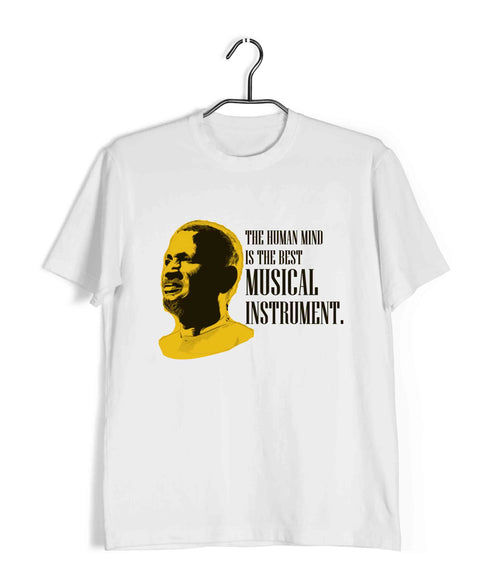 Pop Culture The human mind is the best musical instrument Tamil Casual Graphic Printed T-Shirt for Men